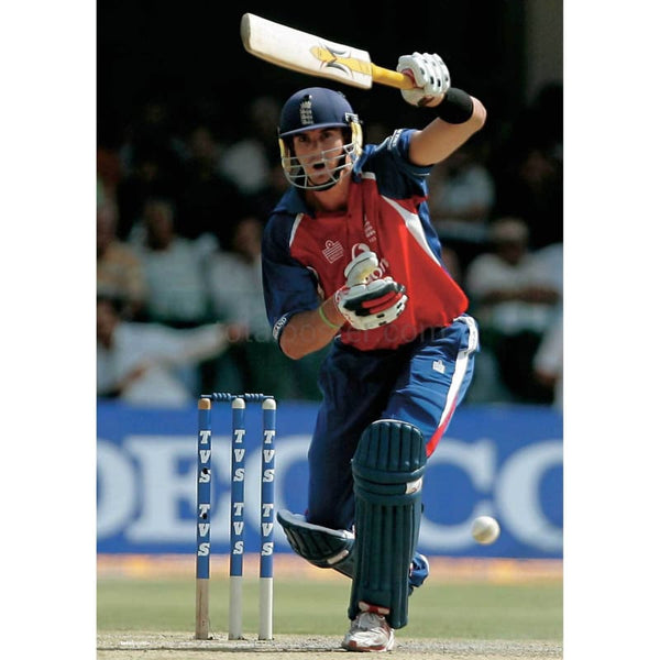 Kevin Pietersen in action during the first One Day International in India | TotalPoster