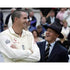 Kevin Pietersen and Geoffery Boycott during the England victory celebrations after the 4th npower cricket test against the West Indies | TotalPoster