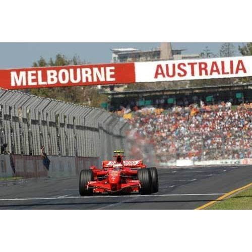 Kimi Raikkonen / Ferrari wins the Australian Gran Prix at Albert Park Melbourne | TotalPoster