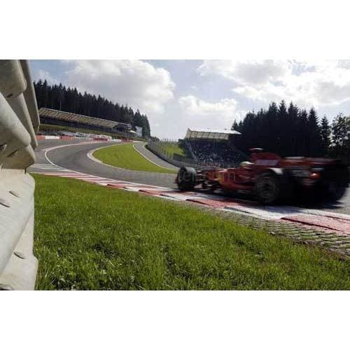 Kimi Raikkonen / Ferrari F1 in action during the Grand Prix of Belgium at Spa | TotalPoster