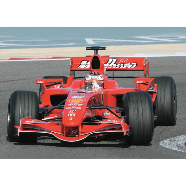 Kimi Raikkonen / Ferrari takes a turn during the first official test at Bahrain International Circuit | TotalPoster