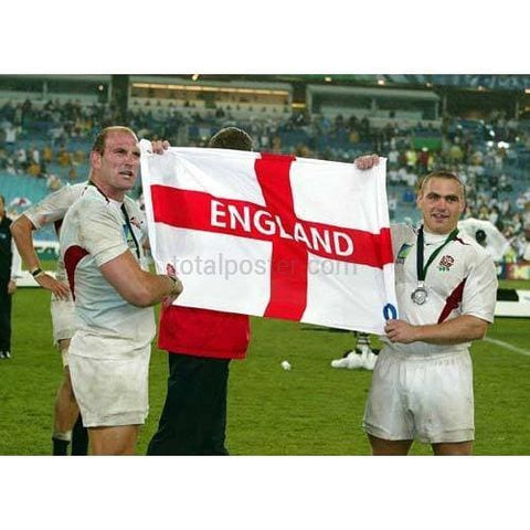 Lawrence Dallaglio & Trevor Woodman poster | World Cup Rugby