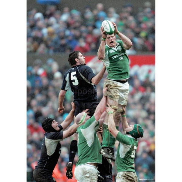 Malcolm O&rsquo;Kelly | Ireland Six Nations rugby posters TotalPoster