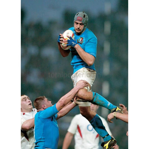 Marco Bortolami | Italy Six Nations rugby posters