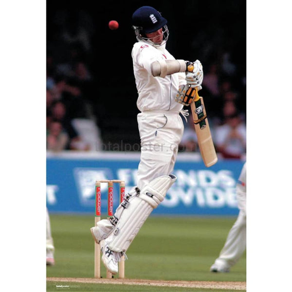 Marcus Trescothic avoids a bouncer during the first Ashes npower Test between England and Australia at Lord`s Cricket ground | TotalPoster