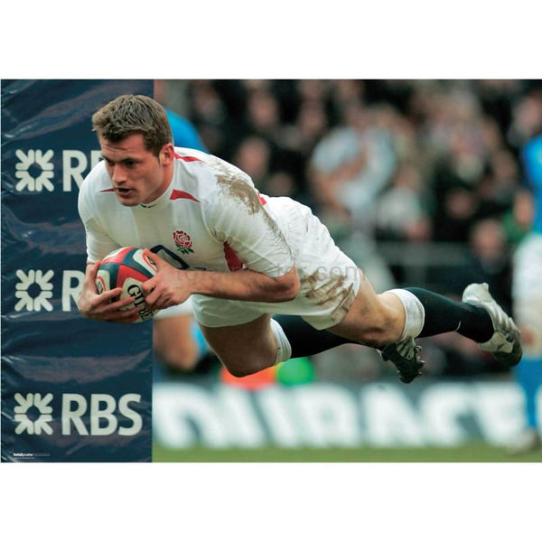 Mark Cueto | England Six Nations rugby posters TotalPoster