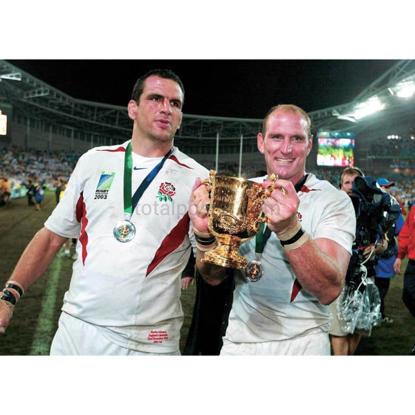 Martin Johnson &amp; Lawrence Dallaglio poster | World Cup Rugby