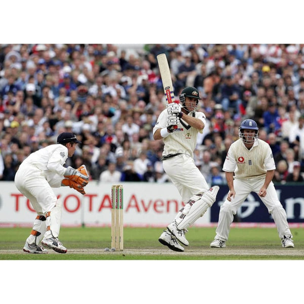 Matthew Hayden in action during the Ashes npower Test Series Third Test between Australia and England at Old Trafford | TotalPoster