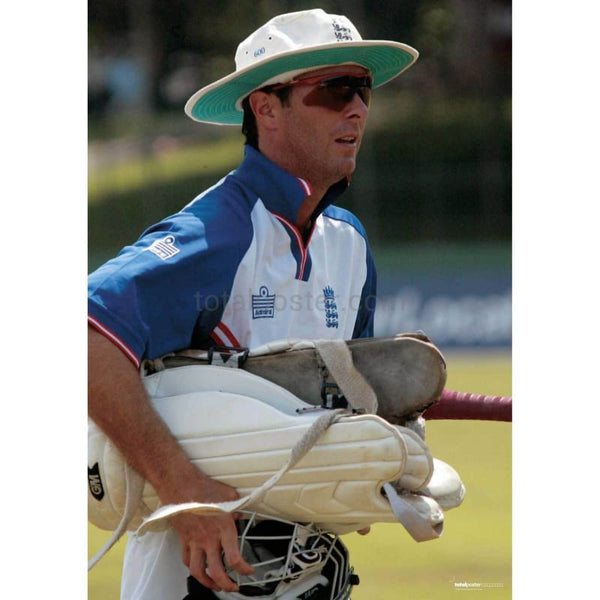 Captain Michael Vaughan in the Nets - Singhalese Sports Stadium - Colombo  | TotalPoster