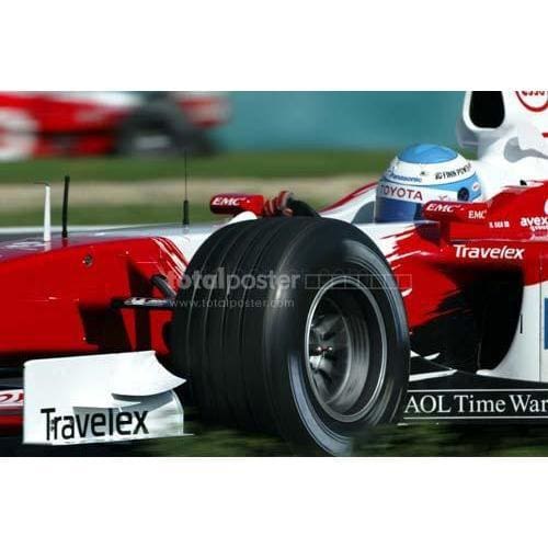 Mika Salo / Toyota during the Hungarian F1 Grand Prix at the Hungaroring | TotalPoster