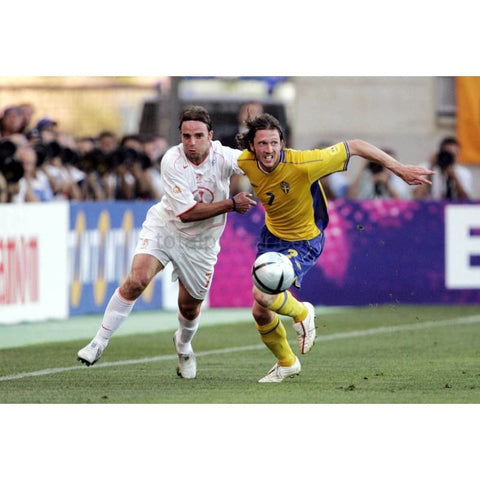 Mikaël Nilsson y Andy Van Der Meyde | Póster de fútbol | TotalPoster