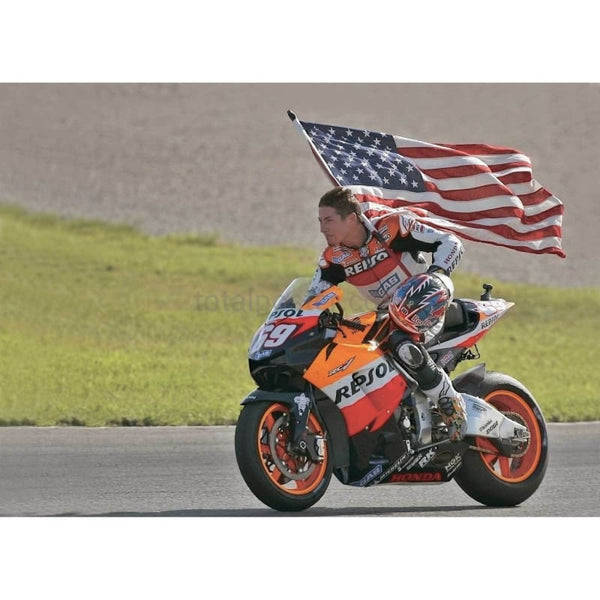 Nicky Hayden US Flag | MotoGP posters | TotalPoster