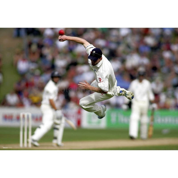 Paul Collingwood in action during the New Zealand v England National Bank Series Second cricket Test in Wellington, New Zealand | TotalPoster