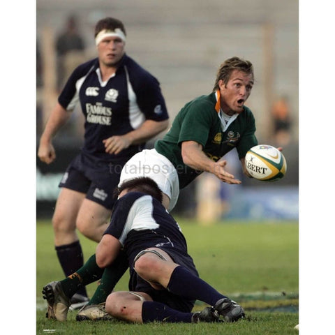 Póster Percy Montgomery | Rugby de los Springboks | TotalPoster