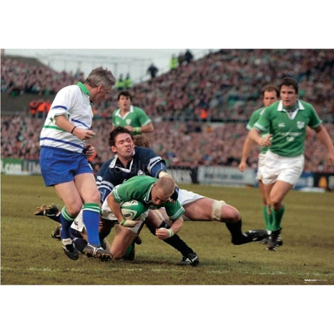 Peter Stringer | Ireland  Six Nations rugby posters
