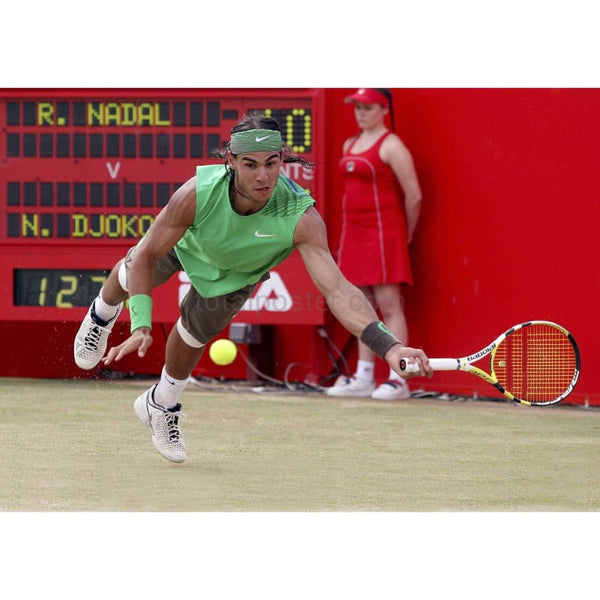 Rafael Nadal in action during the Artois Championship at Queens Club TotalPoster