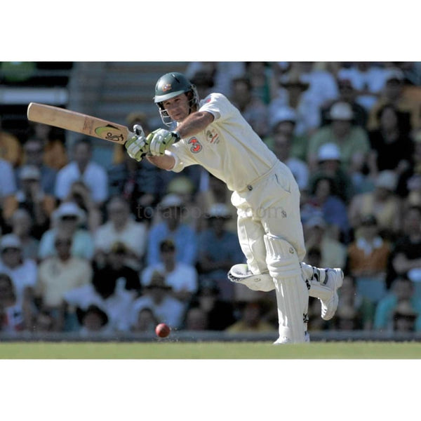 Ricky Ponting in action during the 1st Ashes Cricket test match between England and Australia | TotalPoster