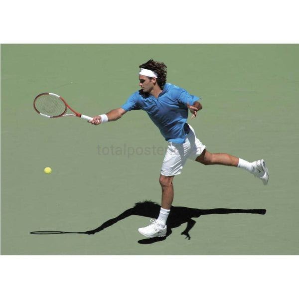 Roger Federer in action during the 2005 Australian Open Tennis TotalPoster