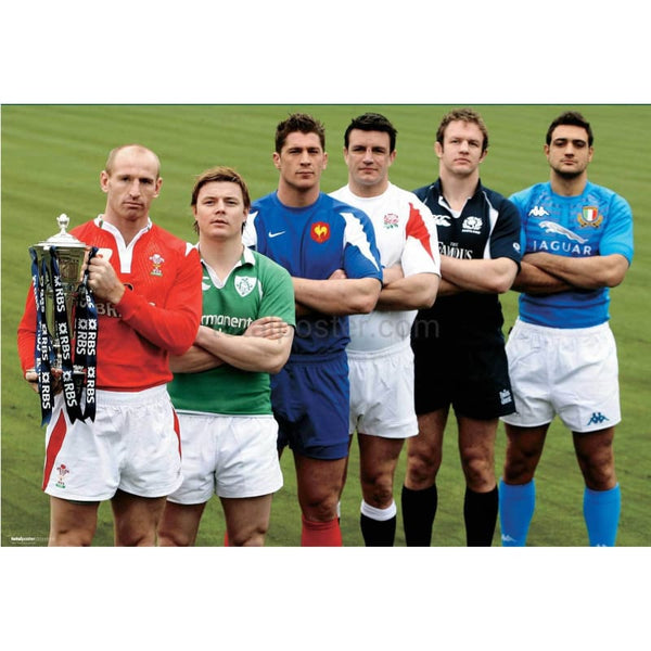 Six Nations Team Captains | rugby posters TotalPoster
