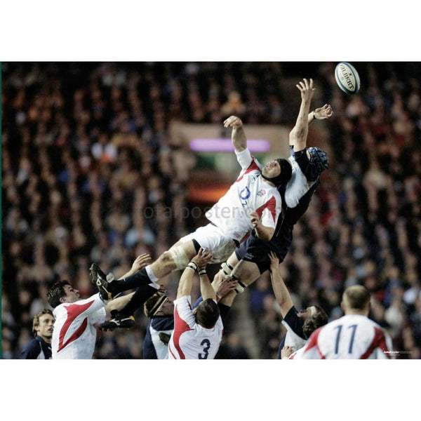 Steve Borthwick | England Six Nations rugby posters