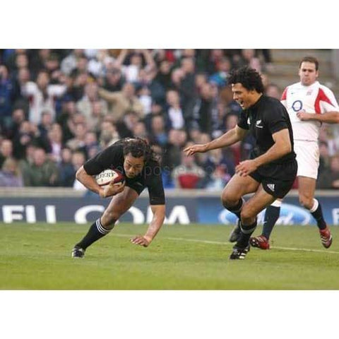 Cartel de Tana Umaga | Rugby de todos los negros | TotalPoster