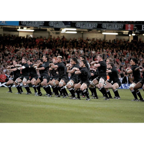 El cartel de los All Blacks Haka | Rugby de Nueva Zelanda | TotalPoster