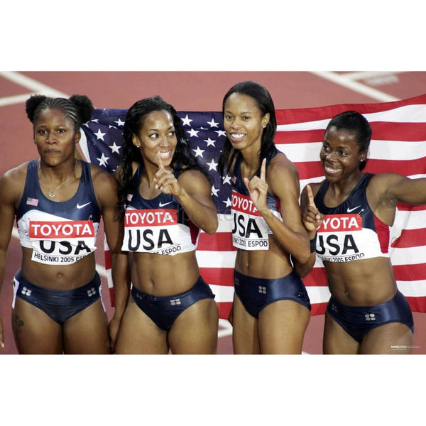 USA Womens Relay Team | Athletics Posters | TotalPoster