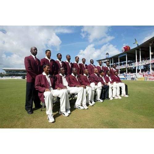 The West Indies team pose before the Fourth Test betweeen West Indies v England at The Recreation Ground - St. John`s - Antigua | TotalPoster