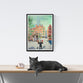 Vintage | Travel | Poster | Holland | Tulips- | art | Deco | style