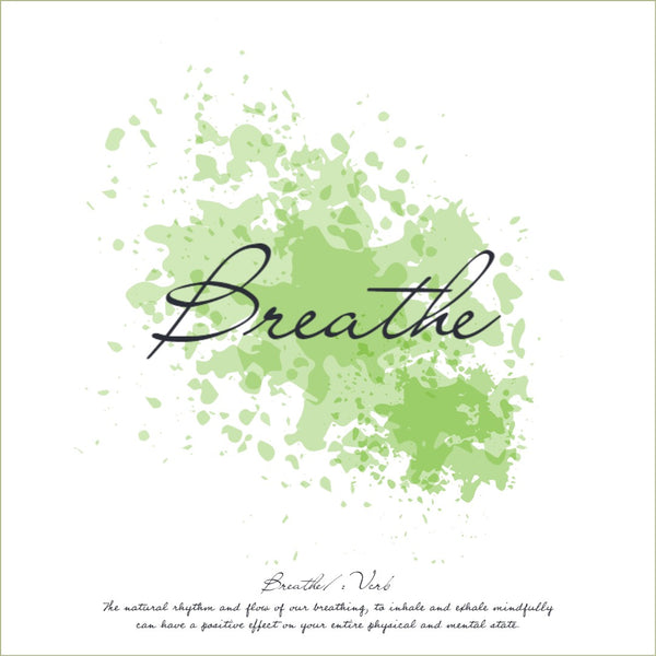 Breathe - Spiritual Print with definition - square print  | Inspirational | Totalposter