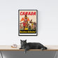 Vintage | Travel | Poster | Canada | Mounties | art | Deco | style