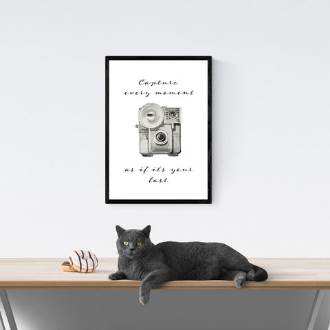 Póster de cámara 2: captura cada momento como si fuera el último | Inspirador | Recuperación | cartel total