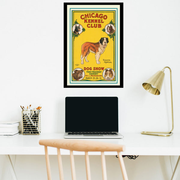 Chicago Kennel Club Dog Show Print | Vintage Poster