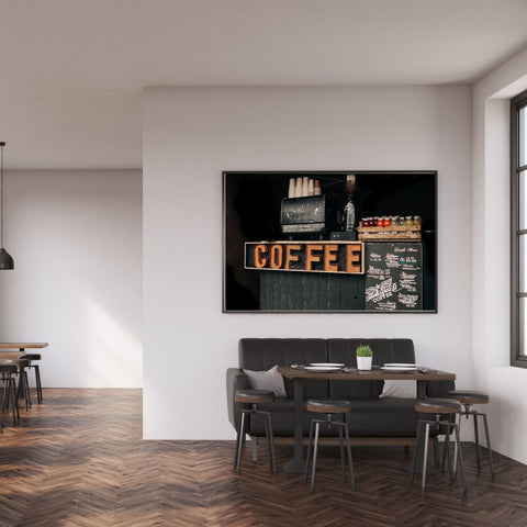Impresión/póster de Wallart de café | cartel total