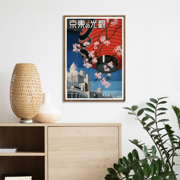 Travel Poster Japan | Come to Tokyo | Nippon Art | Japanese | Totalposter