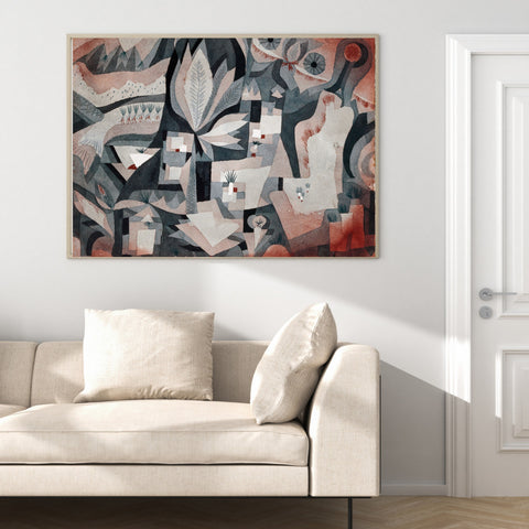 Paul Klee Nevera seca para jardín | Arte famoso | | cartel total