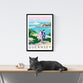 Vintage | Travel | Poster | Guernsey | art | Deco | style