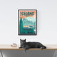 Vintage | Travel | Poster | Iceland | art | Deco | style | Port