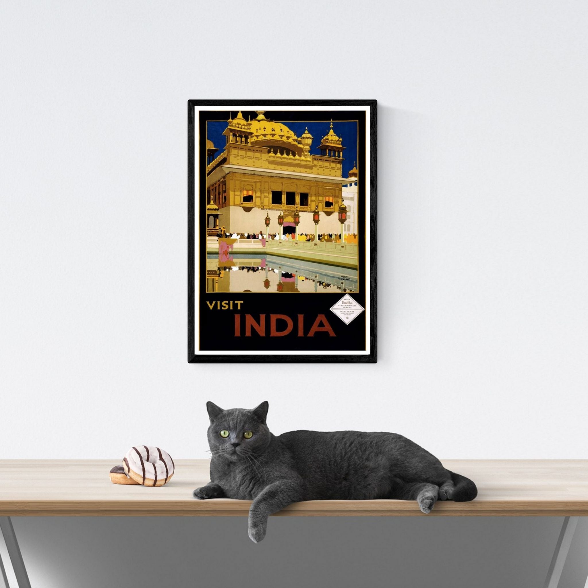 Vintage Travel Poster Prints produced using the latest 12 colour print process in various sizes on 250GSM Professional Satin Photo Paper. Some are reproductions of very old travel posters and have some 'aging'. They should look exactly as they do on screen but some monitors will show different colours.

