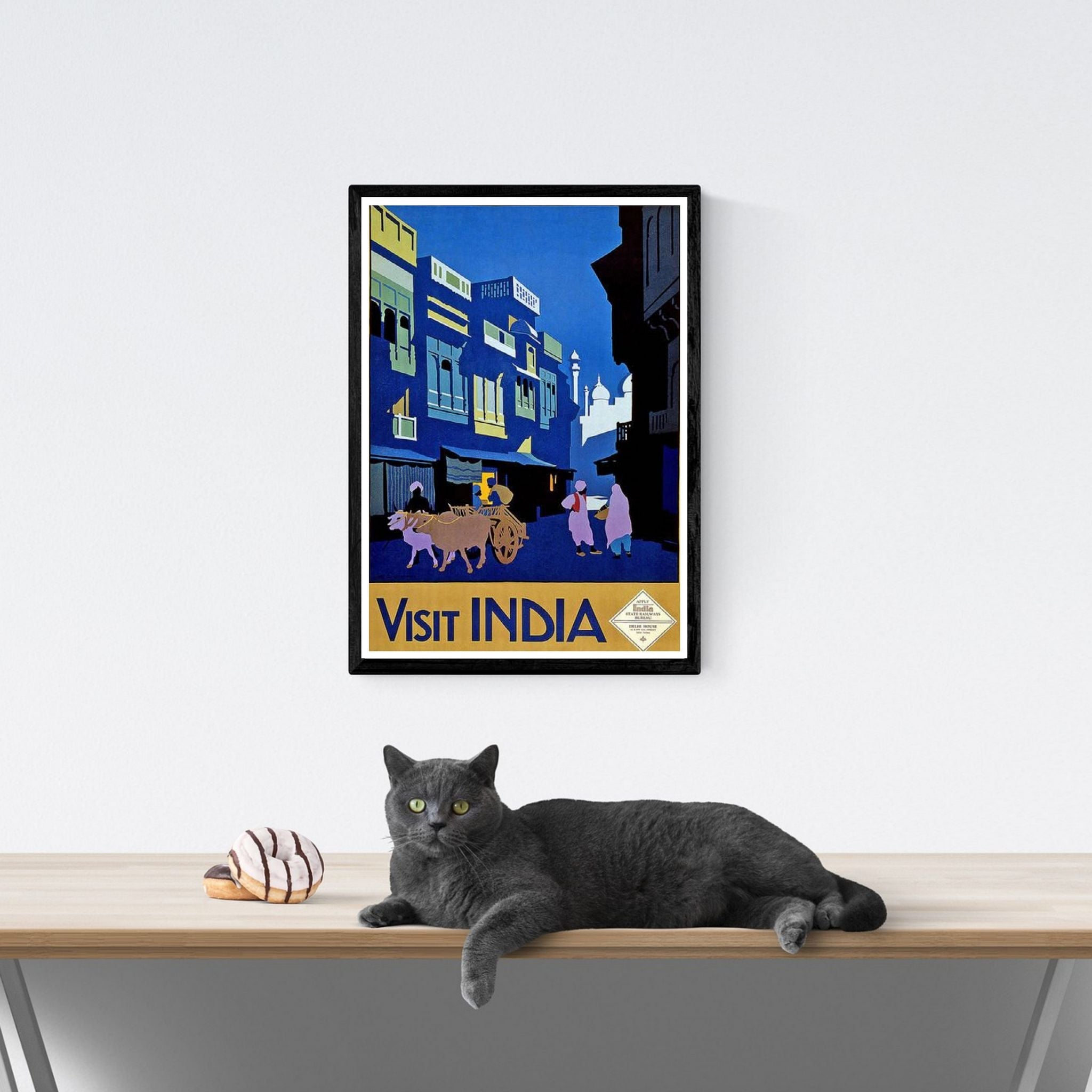Vintage Travel Poster Prints produced using the latest 12 colour print process in various sizes on 250GSM Professional Satin Photo Paper. Some are reproductions of very old travel posters and have some 'aging'. They should look exactly as they do on screen but some monitors will show different colours.

