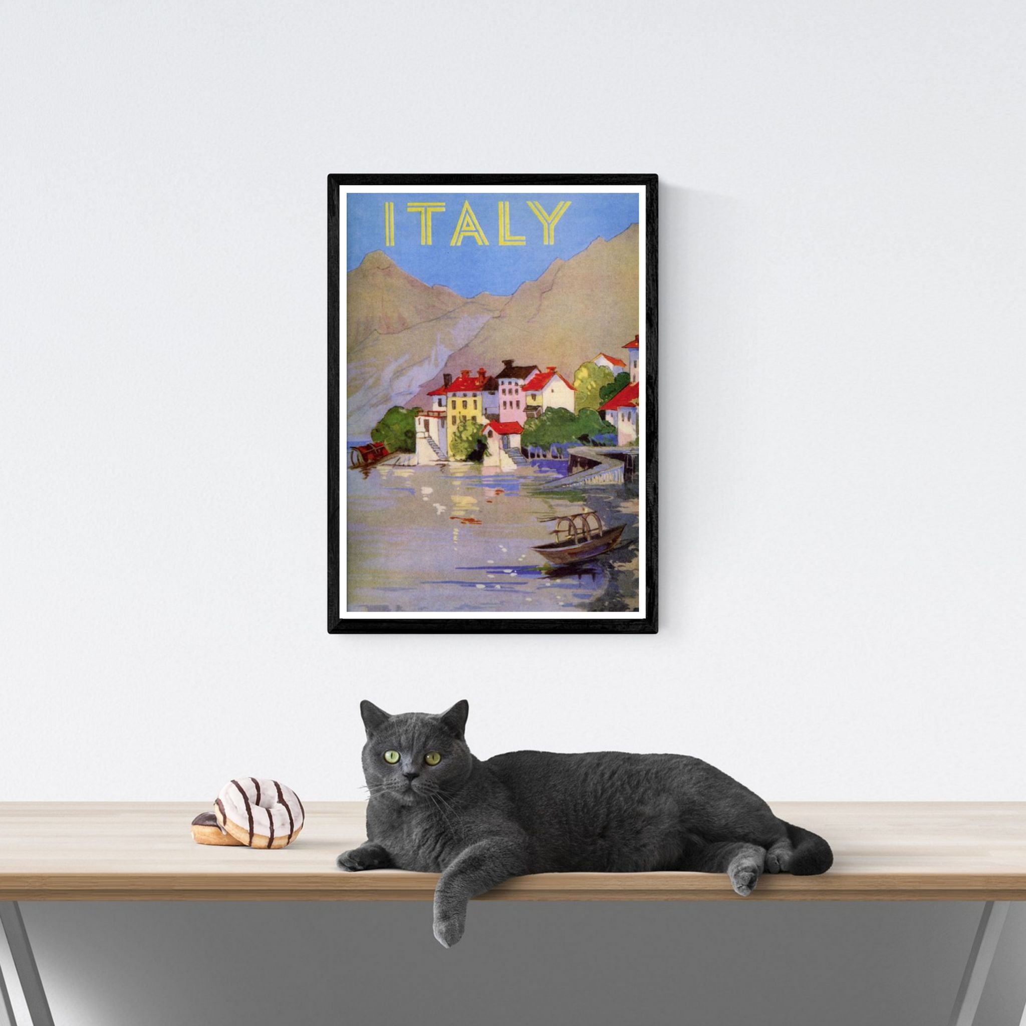 Vintage Travel Poster Prints produced using the latest 12 colour print process in various sizes on 250GSM Professional Satin Photo Paper. Some are reproductions of very old travel posters and have some 'aging'. They should look exactly as they do on screen but some monitors will show different colours.

