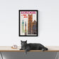 Vintage Travel Poster | London | England | TWA | Airline | United Kingdom | UK | Art deco style