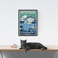 Vintage Travel Poster | Montauk | New York | Fishing | Art deco style