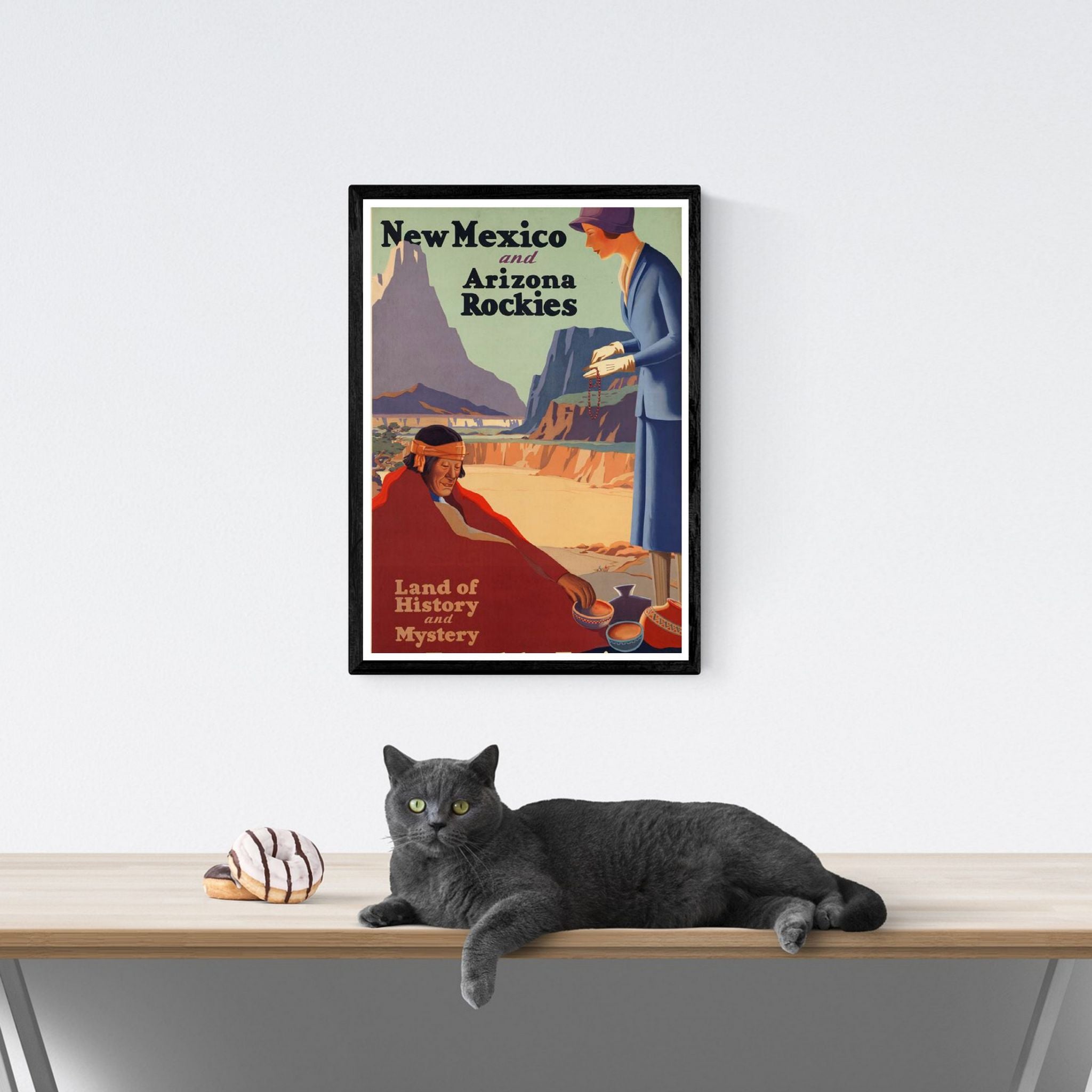 Vintage Travel Poster Prints produced using the latest 12 colour print process in various sizes on 250GSM Professional Satin Photo Paper. Some are reproductions of very old travel posters and have some 'aging'. They should look exactly as they do on screen but some monitors will show different colours.

