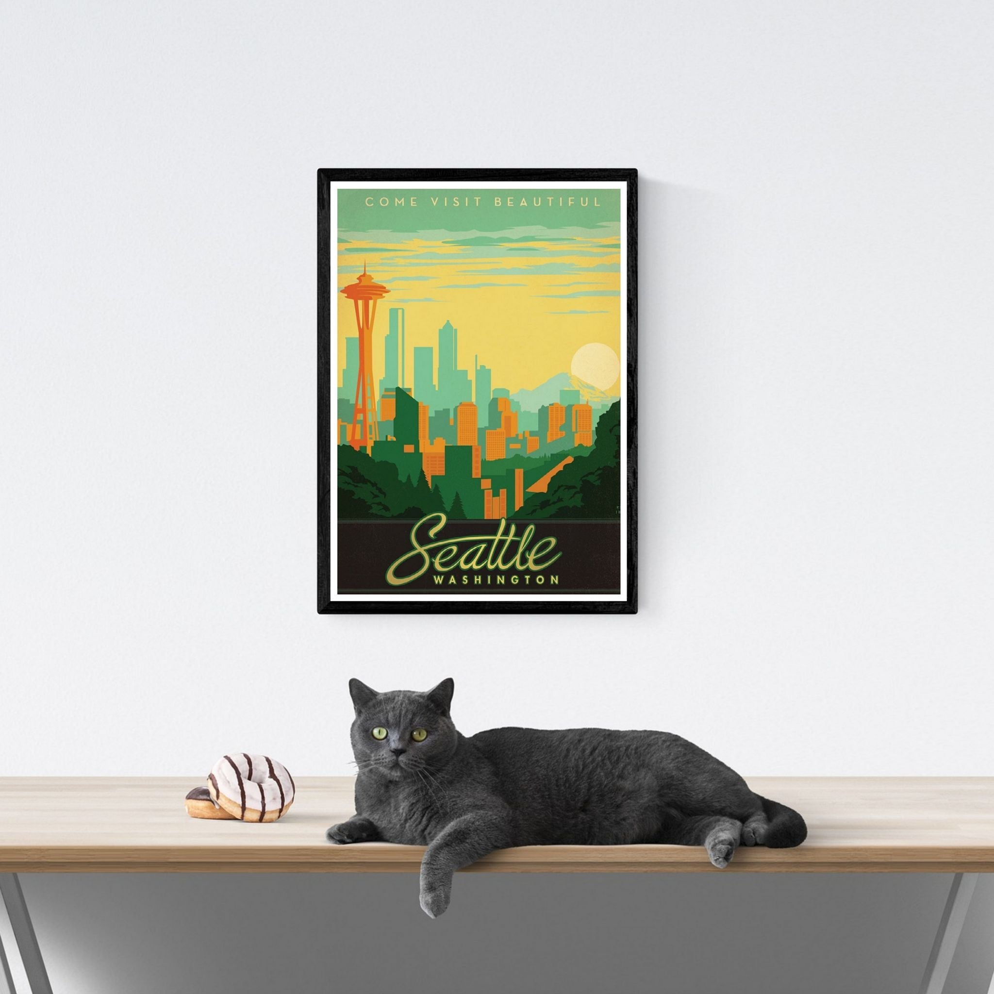 Vintage Travel Poster Prints produced using the latest 12 colour print process in various sizes on 250GSM Professional Satin Photo Paper. Some are reproductions of very old travel posters and have some 'aging'. They should look exactly as they do on screen but some monitors will show different colours.

