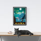 Vintage Travel Poster |Alaska| USA|  Art Deco