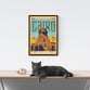 Vintage Travel Poster | Cairo | Egypt | Sphinx | Pyramid | Art Deco style
