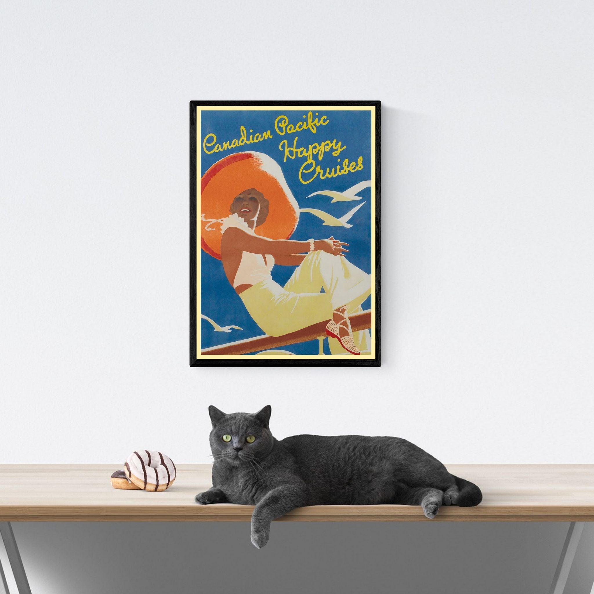 Vintage Travel Poster Prints produced using the latest 12 colour print process in various sizes on 250GSM Professional Satin Photo Paper. Some are reproductions of very old travel posters and have some 'aging'. They should look exactly as they do on screen but some monitors will show different colours.


