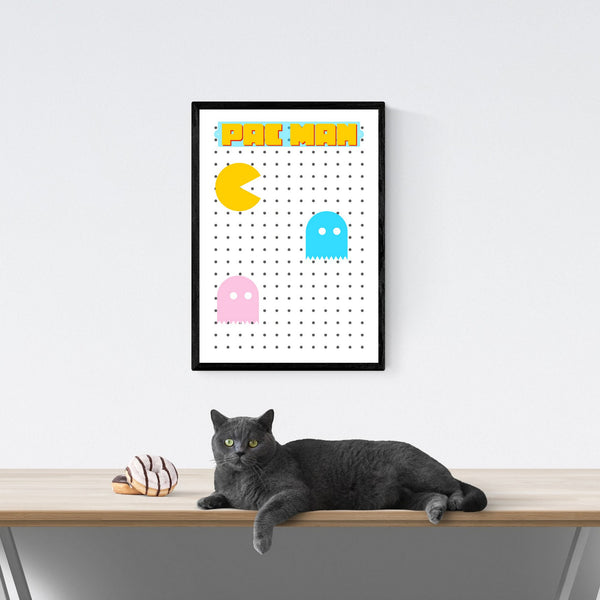 Pacman - Pacman print  contemporary art  | 80s | Totalposter