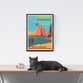 Vintage | Travel | Poster | Glen | Canyon | USA- | art | Deco | style